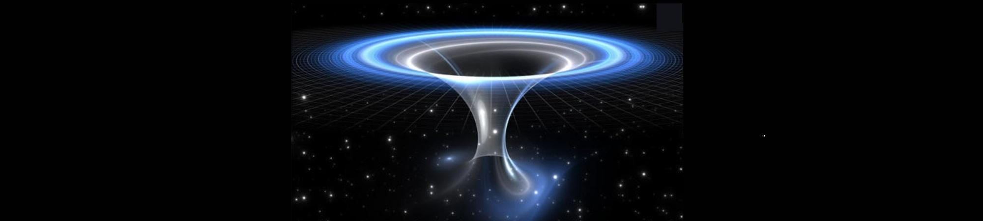 Diagram of a hole of singularity in space